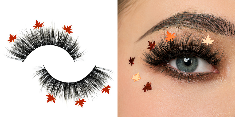 maple leaf decal lashes
